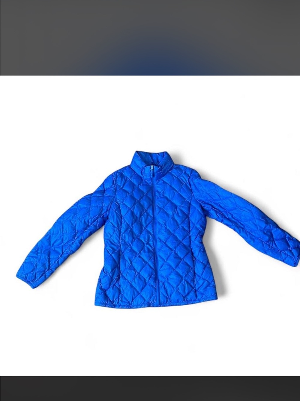 32 Degrees Quilted Blue Jacket - Lightweight Puffer Coat